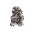 thumbnail image 1 of 2.5 x 2 x 3 in. Icelandic Sheepskin Single Long-Haired Rug  Metallic Silver, 1 of 1