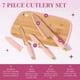 thumbnail image 3 of Set de tabla de cortar y cubiertos Paris Hilton Reversible Bamboo, 3 of 9