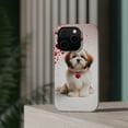 thumbnail image 4 of DistinctInk MagSafe Tough Case for Apple iPhone 14 Pro Max (6.7" Screen) - Valentine's Day Lhasa Apso - Raised Bezel Screen Guard, 4 of 6