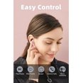 thumbnail image 4 of Auriculares inalámbricos litwlds ENC con cancelación de ruido rosa Bluetooth 5.1, 4 of 9