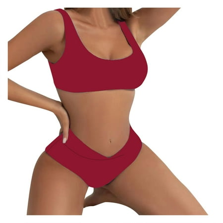 

ZHAGHMIN Women Swimwear Thin Temperament Beach Women S Bikini Swimsuit Color Split Swimwears Tankinis Set Girls Swim Shorts Size 14 Teen Girl Swim Suit Sports Bra Bathing Suits For Women Women Swims