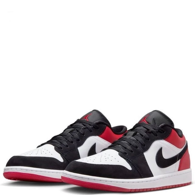 N I-K-E A i r-Jor-dan 1 Low Black Toe White Black Red Men's Shoes brand new IB8971-106