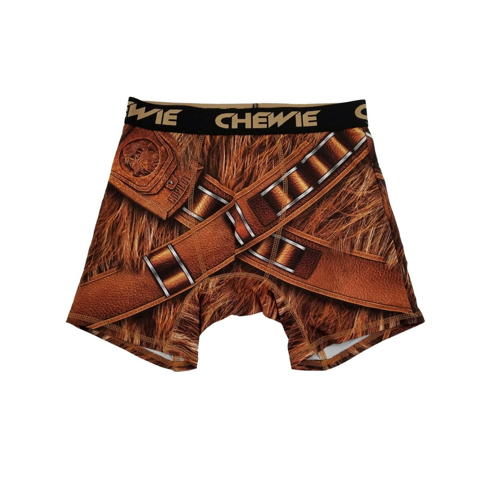 Star Wars Star Wars Mens Brown Chewbacca Chewie Underwear Boxer