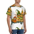 thumbnail image 2 of Qekee Thanksgiving Truck Classic Fit T-Shirt Men's Shirt Men's Tight Short Sleeves for Exercise, Running, Mountaineering - Thanksgiving Truck, 2 of 9