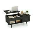 thumbnail image 2 of Yardi Yard Lift Top Coffee Table with Storage and Hidden Compartment-Black, Storage Coffee Table, 2 of 7