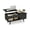 Black, variant on YYAo Coffee Table,Dining Table,Center Table,Lift Top Coffee Table with Storage and Hidden Compartment-Natural