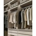 thumbnail image 5 of Supforce Closet Rods for Hanging Clothes,17-38in Stepless Adjustable Closet Rod,1.3in Diameter Heavy Duty Closet Hanging Rod, Silver, 5 of 9