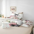 thumbnail image 4 of YST Ensemble de Douillette Chat Mignon, Thème Animal, 7 Pcs, Floral Coloré, Grand Lit, 4 of 4
