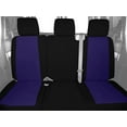 thumbnail image 2 of CalTrend Center 60/40 Split Bench NeoSupreme Seat Covers for 2000-2002 Cadillac Escalade - CD177-10NN Purple Insert with Black Trim, 2 of 3