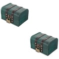 thumbnail image 6 of Raindrops 2-Pack Vintage Wooden Jewelry Box with Lock, Treasure Storage Chest, Decorative Wood Keepsake Box, 6 of 8