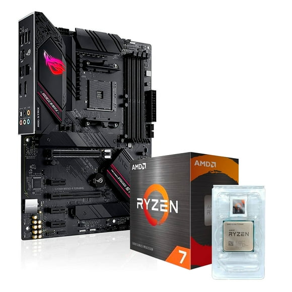 KIT DE ACTUALIZACION PARA COMPUTADORA AMD AMD RYZEN 7 5700X 8 NUCLEOS + MOTHER BOARD ASUS ROG STRIX B550-F GAMING WIFI