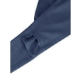 thumbnail image 2 of Cinturón Obi sólido para mujeres de tallas grandes INSPIRE CHIC, cinturón de lazo autoadherente, cinturón ancho para cintura para vestido 22.05-32.28" azul marino, 2 of 6