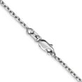 thumbnail image 3 of Primal Gold 10 Karat White Gold 1.8mm Diamond-cut Cable Chain, 3 of 4