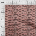 thumbnail image 1 of oneOone Viscose Chiffon Dusty Rose Fabric Snake Animal Skin Dress Material Fabric Print Fabric By The Yard 42 Inch Wide, 1 of 4