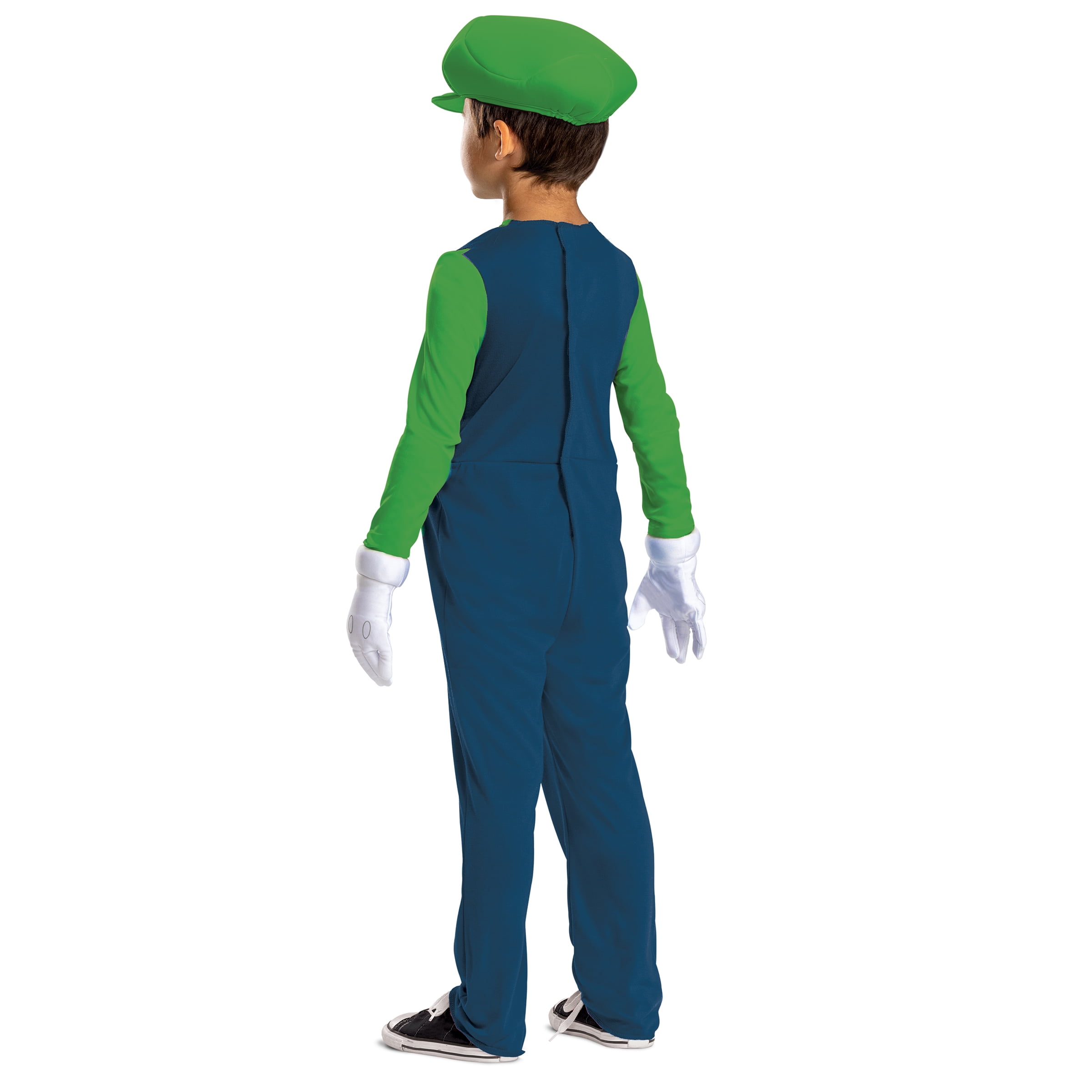 Nintendo Super Mario Bros. Luigi Halloween Costume for Children, Toddlers Size 3T-4T, by Disguise