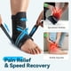 thumbnail image 5 of Tobillera AGPTEK ajustable con cordones y férulas extraíbles, 5 of 7