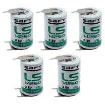 5x SAFT LS14250_3PIN Battery 1/2AA 3.6V Primary Lithium Cell