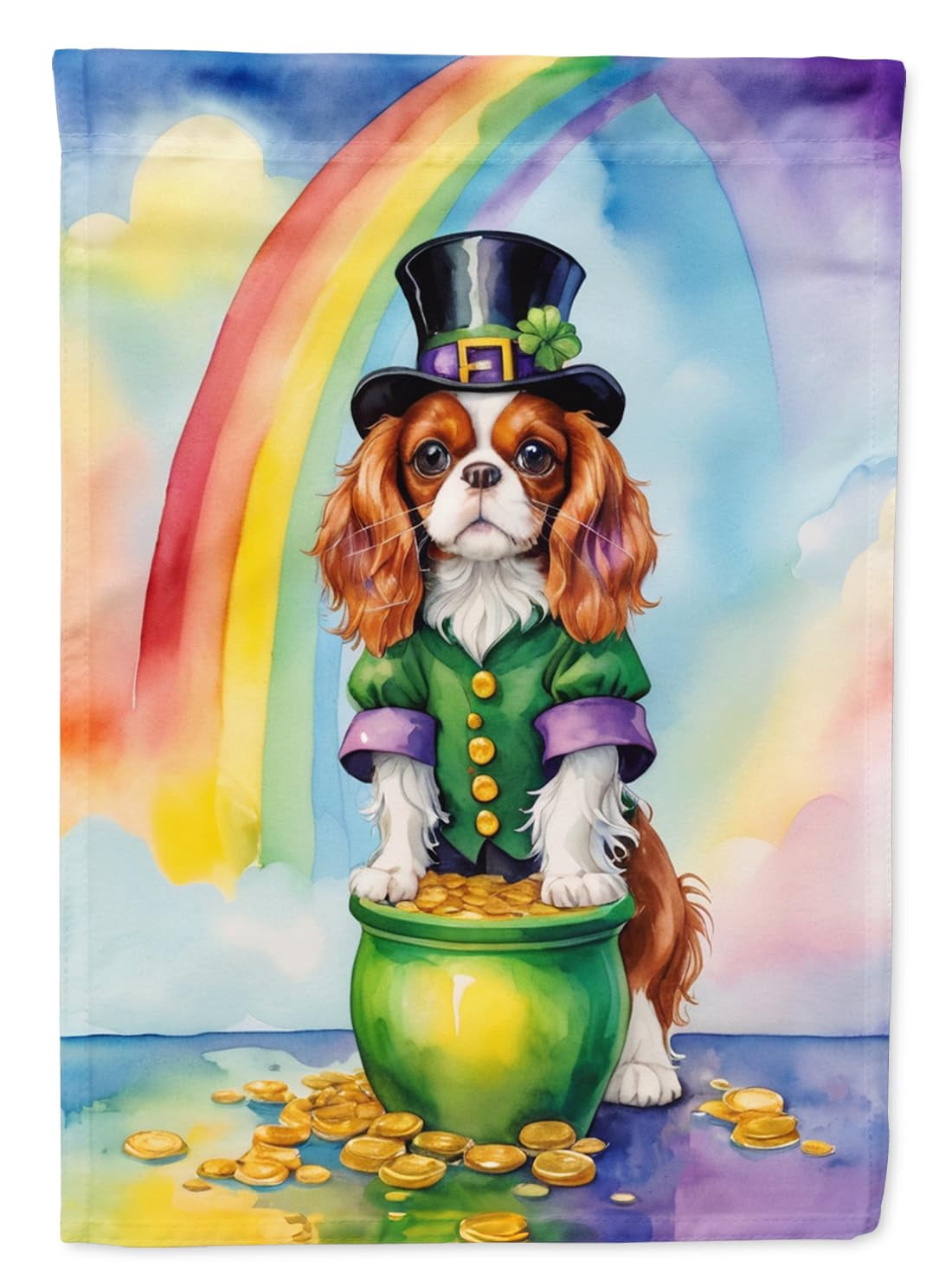 Belgian Tervuren St Patrick's Day Garden Flag 11.25 in x 15.5 in