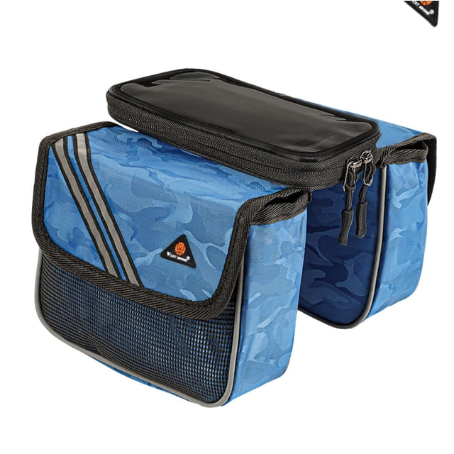 Kyusrd Summer Outdoor Patio Deals!WEST BIKING Bicycle Front Bag Reflective Bag Mobile Phone Bag Riding Outdoor