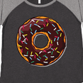 thumbnail image 4 of Inktastic Chololate Donut with Sprinkles Women's Plus Size T-Shirt, 4 of 5