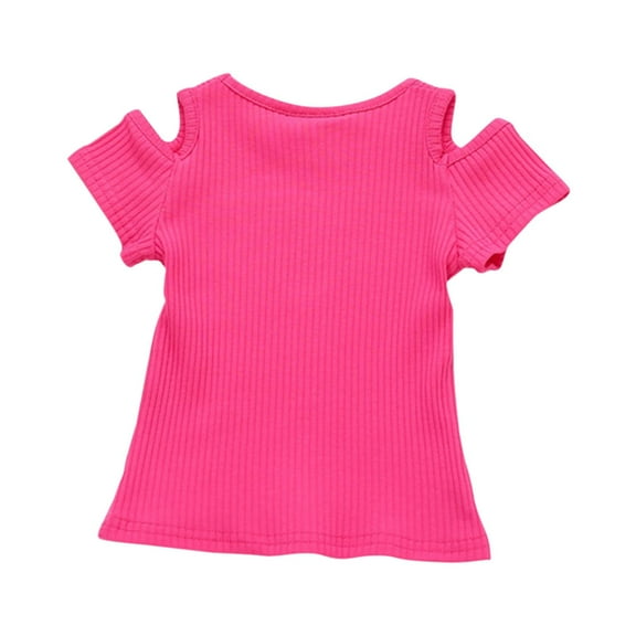 XIMIN Kids Fashion Tops Girls and Toddlers' Short Sleeve Graphic T Shirts,Summer Crewneck Kids Tee Tops Girl Clothes Outifit Kids Birthday Pullovers