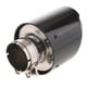 thumbnail image 1 of 1 unidad de tubo de de fibra de carbono de 63mm-114mm embellecedor de tubo de de punta de coche silenciador trasero negro para de shamjiam Silenciador de la cola del escape del automóvil, 1 of 8