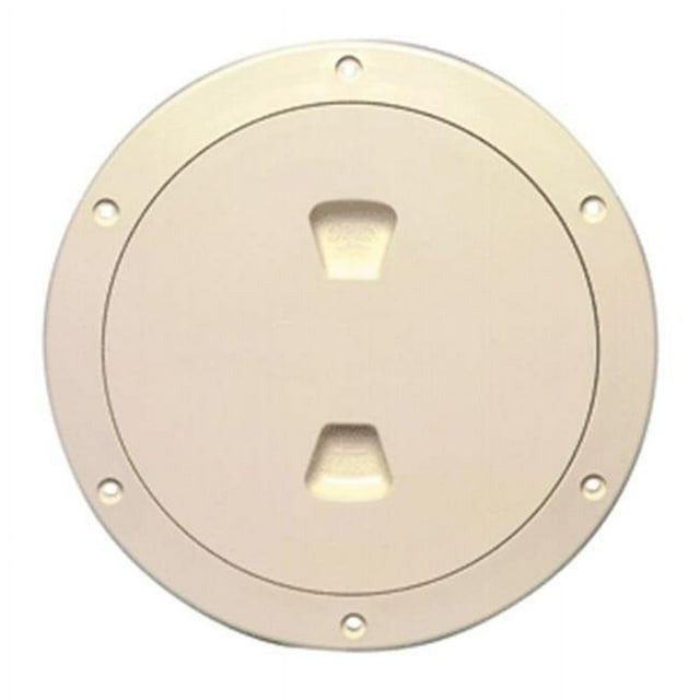 Beckson Marine DP60-N Vis Centrale Lisse - Plaque de Pont Extérieure - Beige