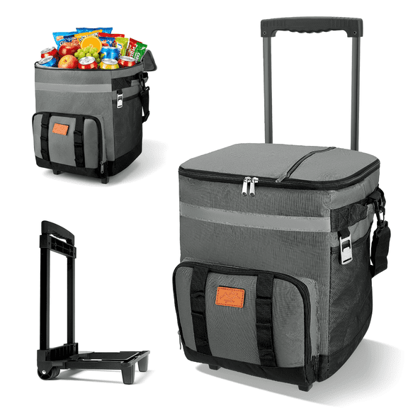 AMTPM Cool Bag 35L Insulated Cooler Bag Waterproof Picnic Thermal Bag For Camping, Travel, Grocery Shopping & Fishing