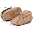 thumbnail image 3 of Baby Loafers Boys Girls Infant Shoes Soft Sole Tassels Moccasins Anti-Slip Crib Shoes, 3 of 6