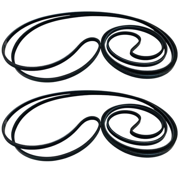 Seneca River Dryer Belt, Compatible with Whirlpool, Sears, Kenmore, 92", 2 Pack