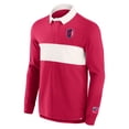 thumbnail image 2 of Men's Fanatics Red St. Louis City SC Penalty Kick Long Sleeve Polo, 2 of 3