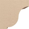 thumbnail image 3 of 9"W x 9"D x 9"H Wide Van Buren Rough Cedar Woodgrain TimberThane Corbel, Primed Tan, 3 of 6