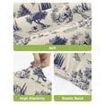 thumbnail image 4 of Farmhouse Country Bar Stool Covers Set of 2, Vintage Trees Rustic French Garden Birds Stretch Bar Chair Covers with Backs, Removable Pub Counter Height Chair Cover for Kitchen Dining Room Cafe, 4 of 6