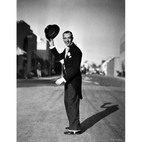 Fred Astaire Tipping Top Hat Off Photo Print (24 x 30)
