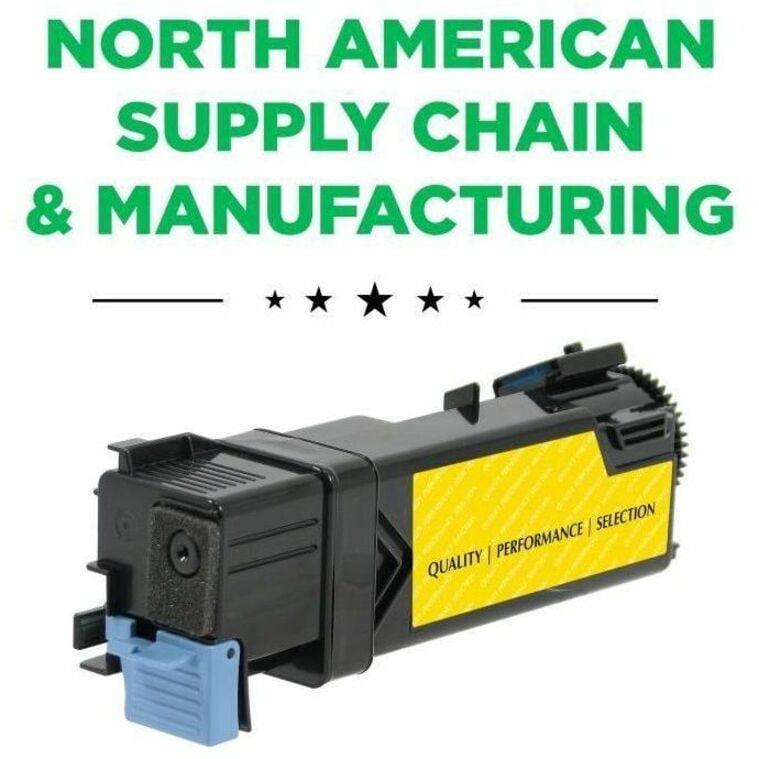 Remanufactured Dell 2150/2155 High Yield Yellow Toner Cartridge