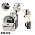 thumbnail image 1 of Gato Perro Mochila Transpirable Pet Outing Bag Pet Cat Carrying Front Bag (Negro) Ndcxsfigh Libre de BPA, 1 of 6