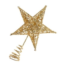 ELAYARD Sparkling Tree Topper for Small Tabletop Christmas Trees Holiday Decoration