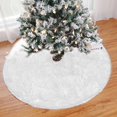 thumbnail image 2 of Faldas de árbol de Navidad, alfombrilla de Base de árbol para decoración de Festival, alfombrilla antideslizante para puerta, almohadilla para pie, delantal redondo de árbol, Alfombra de cizalla plana, 2 of 3