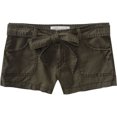 thumbnail image 1 of Aeropostale Womens A87 Lineny Casual Bermuda Shorts, Verde, 11/12, 1 of 1