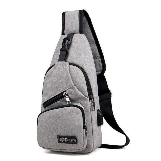 Bolso de pecho bandolera para hombro | Mochila casual para viajes, senderismo, ejercicio y ciclismo | Uso multiusos | Cinturón ajustable para la cintura | Tela resistente al agua | Mochila deportiva