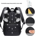 thumbnail image 4 of Mochila Impermeable BANGE de Gran Capacidad para Hombre 15.6' Laptop con Puerto USB, 4 of 8
