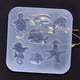 thumbnail image 4 of KAKOWELY Molde de silicona para pastel con forma de animal marino, para tortuga marina, delfín, caballito de mar, pez, galletas, pudín, postres, herramienta para hornear, para el hogar y la tienda, 4 of 4