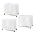 thumbnail image 1 of Foundations Boutique Lit de Bébé Pliant Compact, Lot de 3 pour Hôtels, Blanc, 1 of 7