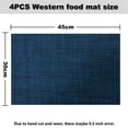 thumbnail image 2 of Tapis de table 4 Pcs, Tapis de table Résistant à la Chaleur, Tapis de table de Cuisine, Tapis Lavable Résistant à la Chaleur, pour buffet de Fête Dîner, 2 of 6