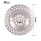 thumbnail image 1 of CARBONLIKE 4 piezas colador de fregadero de cocina, colador de fregadero de acero inoxidable, colador de fregadero de 75mm LingWen 8390615914154, 1 of 1