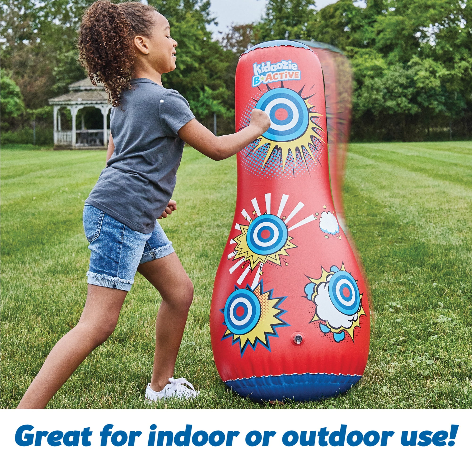 ジャパレゲセット！PUSHIM,BOXER KID,DABO,RYO Kidoozie B-Active Bounce Back Punching Bag for Indoor & Outdoor