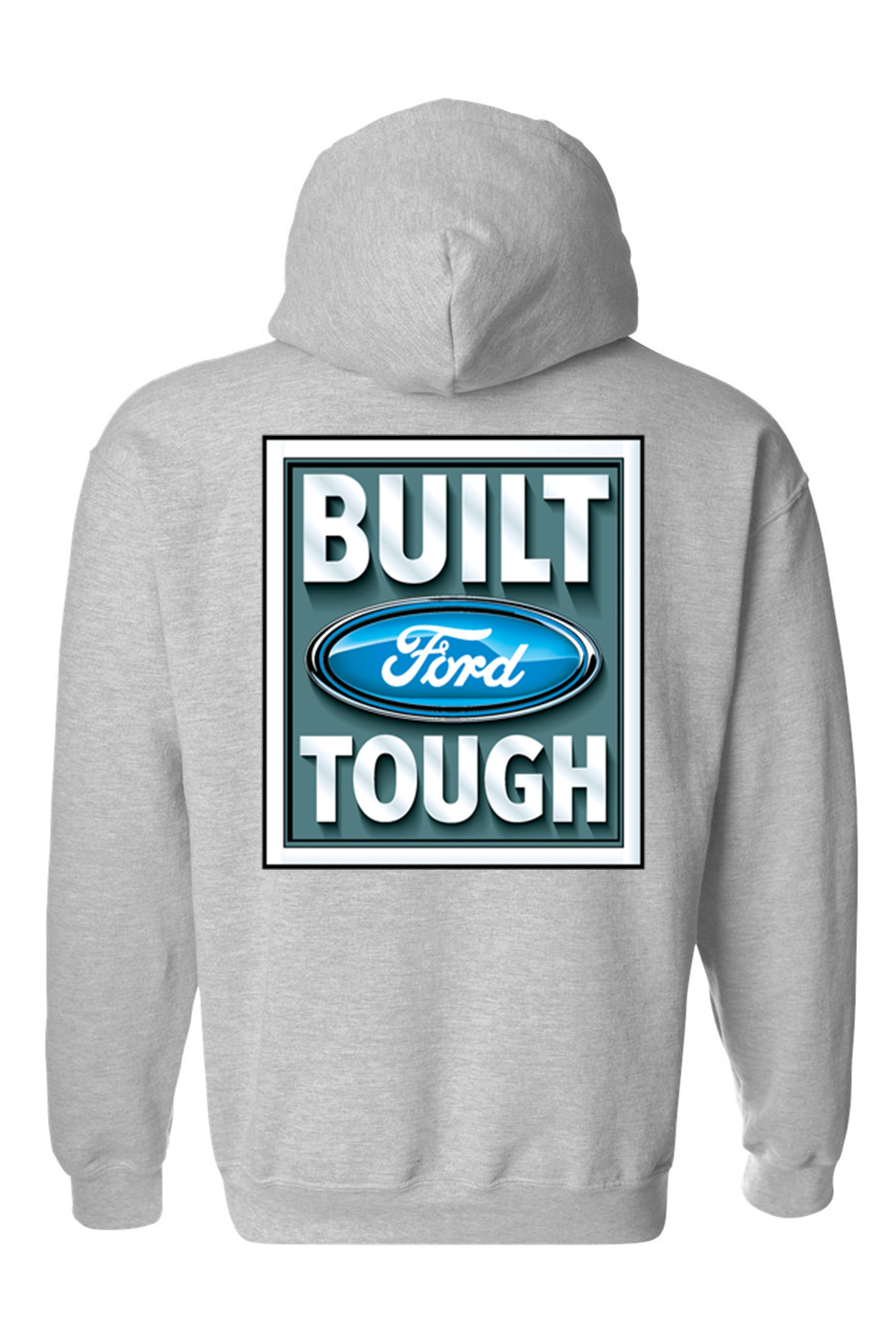 ford hoodie men on Men S Hoodies Sweatshirts Men S Unisex Ford Built Tough Pocket Print Zipper Hoodie Clothing Shoes Accessories