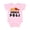 AD-Pink, variant on Powered by P B and J Peanut Butter Lover Boys or Girls Baby Bodysuit