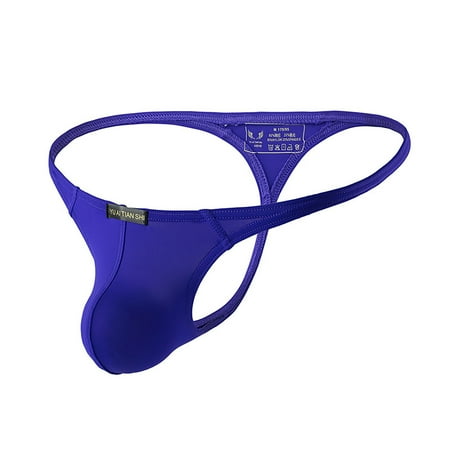

DENGDENG Men s Breathable Thong Solid Jockstrap Thongs for Men Low Rise G String Open Back Underwear
