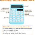 thumbnail image 3 of Desktop Calculator, 12-Digit Large LCD Display Standard Function Desktop Calculator Cute Portable Calculator for Home Office, 3 of 4